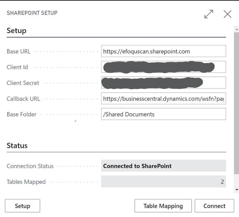 Set Up SharePoint Connector