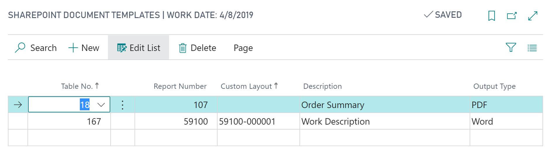 document templates in sharepoint connector