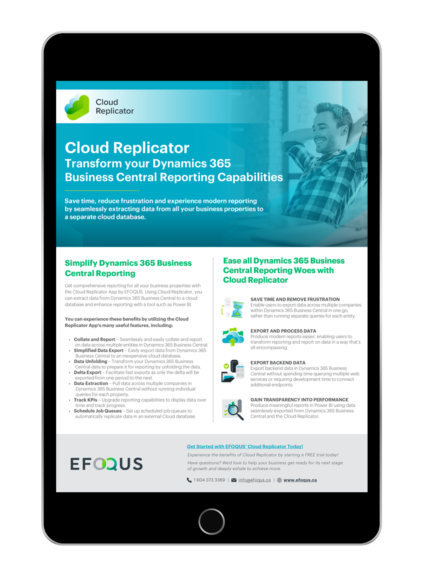 EFOQUS - cloud replicator guide - microsoft dynamics 365 business central resource